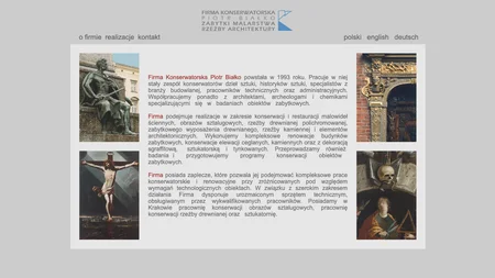 Firma Konserwatorska Piotr Białko Zabytki Malarstwa, Rzeźby, Architektury sp. z o.o.